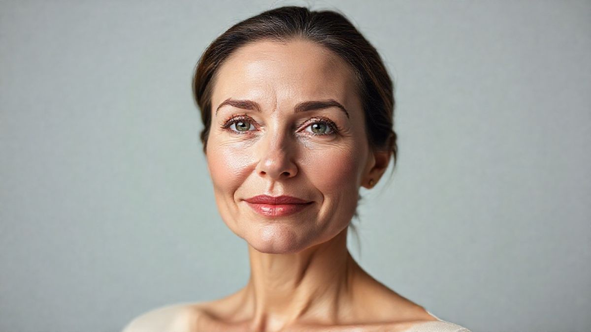 Mulher com pele saudável e expressão serena, representando o benefício do tratamento para botox para bruxismo