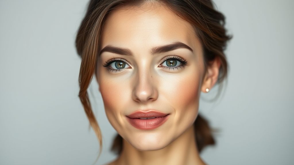 Mulher com pele saudável e expressão serena, representando o benefício do tratamento para tirar manchas de espinhas do rosto