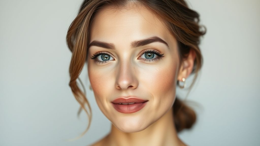 Mulher com pele saudável e expressão serena, representando o benefício do tratamento para espinha interna