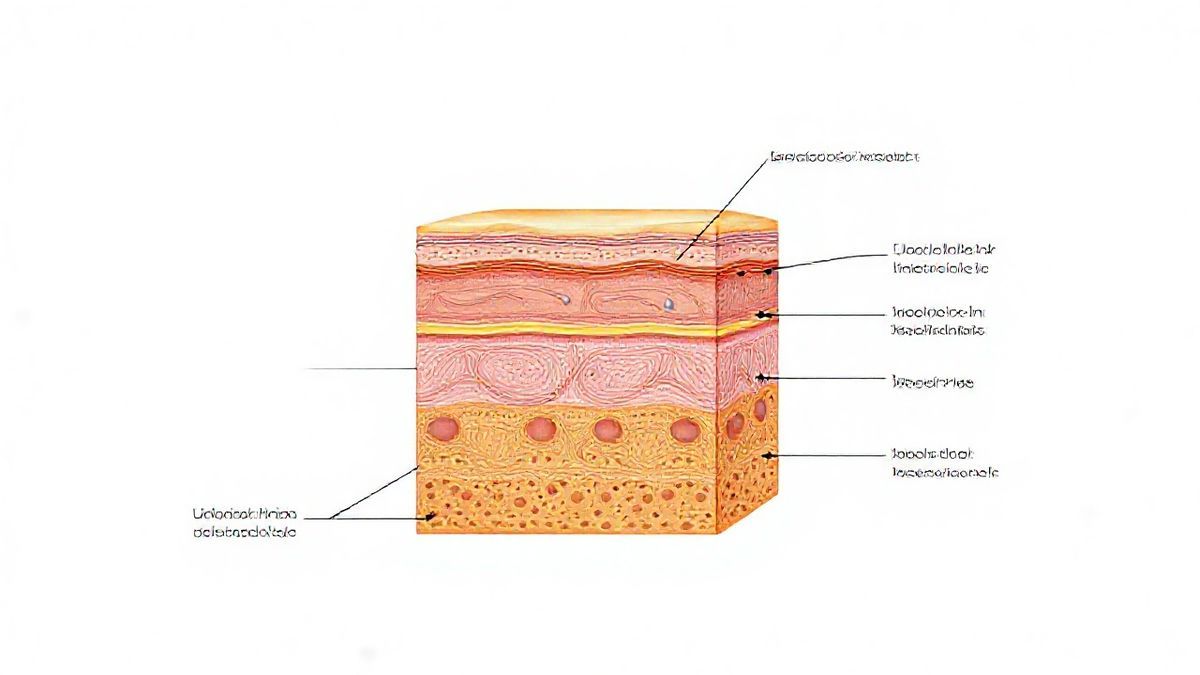 Ilustração mostrando como a luz solar, UVA, UVB e luz visível estimulam a produção de melanina que piora o melasma.