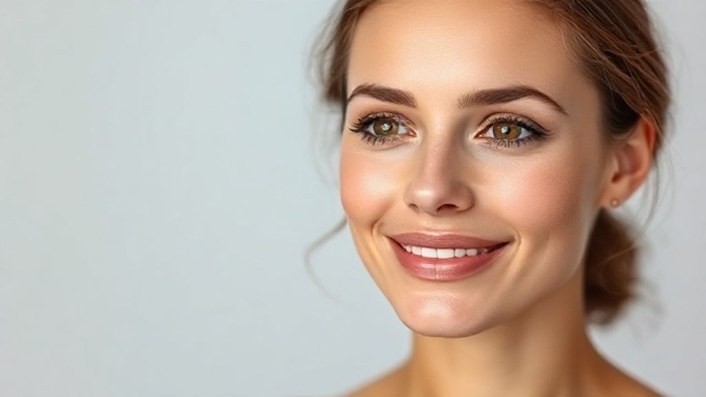 Mulher com pele saudável e viçosa após limpeza de pele, representando os resultados do tratamento estético