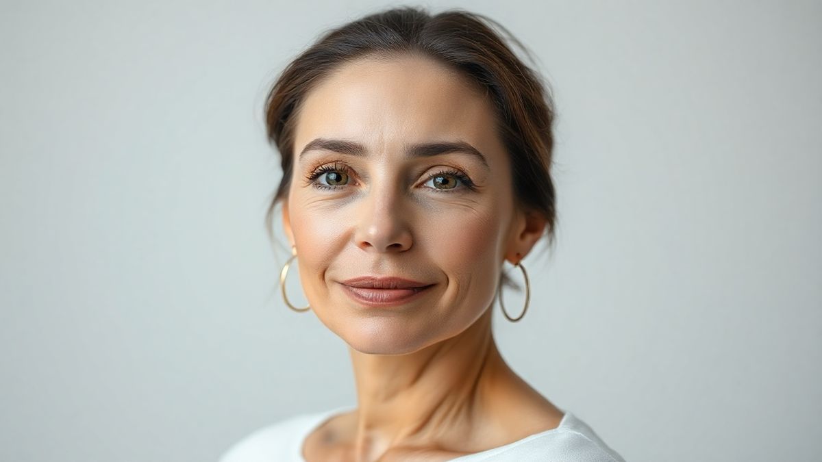 Mulher com pele saudável e luminosa, simbolizando os benefícios do retinal na estética para rejuvenescimento facial.