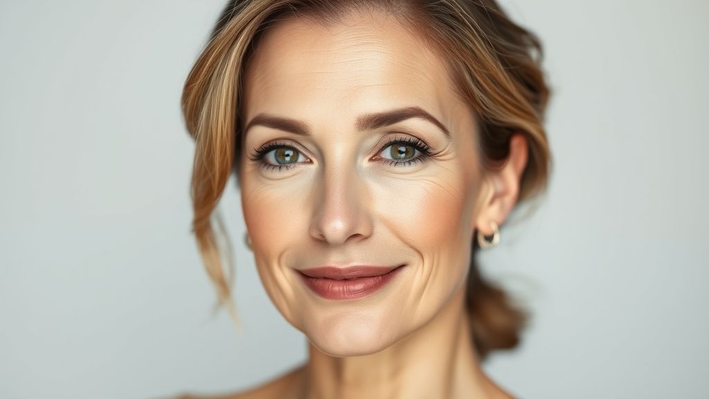 Mulher confiante e com pele saudável, representando os benefícios do tratamento para rugas em 2025.