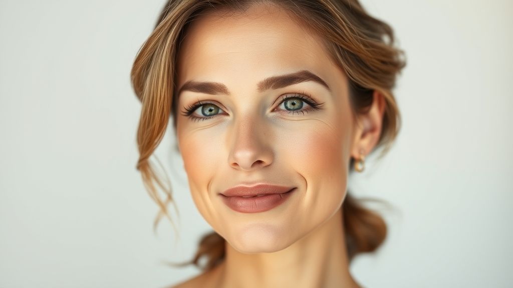 Mulher com pele saudável e expressão serena, representando os benefícios dos tratamentos estéticos para o verão